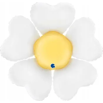 Balónek Fóliový balónek květ Sedmikráska, 54 cm, Grabo