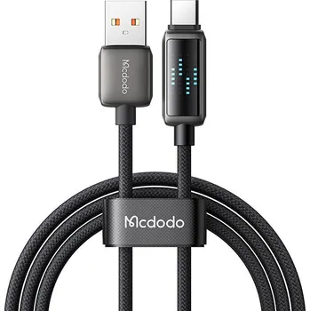 Datový kabel Mcdodo CA-2350 USB-A to USB-C cable, 6A, LED display, 1.2m