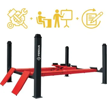 Hever Montáž čtyřsloupových zvedáků Ferdus včetně revize a zaškolení obsluhy