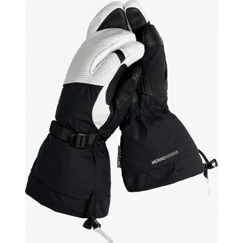 Rukavice Lyžařské rukavice Ortovox Freeride 3 Finger Glove Pro - black raven L