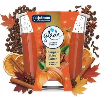 Svíčka Glade Vonná svíčka Pumpkin Spice Latte 112g