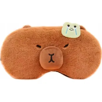 Škraboška na spaní Hnědá polyester maska na spaní Sajbazar