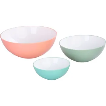 MagicHome Miska MagicHome, šalátová, 600/1500/3000 ml, sada 3 ks