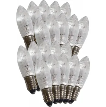 Vánoce ElektroSkalka žárovka 14V E-10 3W čirá 20 ks