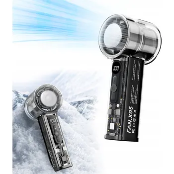 Vzduchotechnika Ruční přenosný turbo ventilátor Výkonný mini chladicí ventilátor 3000mAh