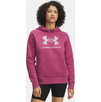 Dámská móda Under Armour Dámské Dámská mikina Under Armour UA Rival Flc Shimmer Hdy-RED Červená L (2937440)