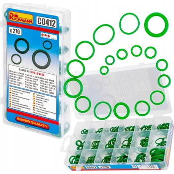 Vrták Sada O-kroužků zelené těsnicí kroužky pro klimatizaci