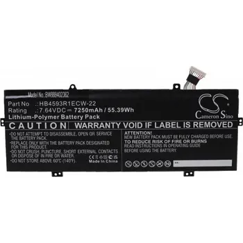 Baterie pro mobilní telefon VHBW Baterie pro Huawei MateBook 14 (2020) / X Pro (2021) / VLT-W60, 7250 mAh