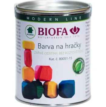 Barva na dřevo Biofa Barva na hračky 8005 Barva: 8005-7 Zelená, Balení: 10L