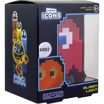 Obraz MINI LAMPIČKA PAC-MAN ČERVENÝ DUCH 10 CM