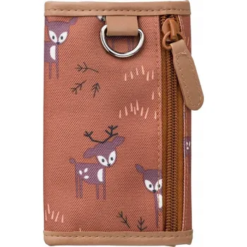 Peněženka na suchý zip Jelínek Amber hnědá Fresk
