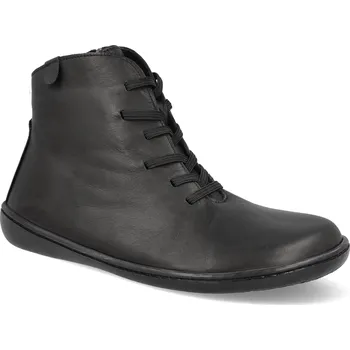 Dámská zimní obuv Barefoot dámské kotníkové boty KTR - Timoti black černé Velikost: 37