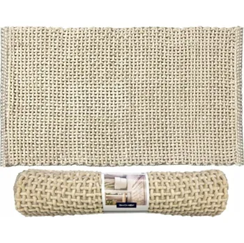 Obraz Bavlněný kobereček MOKO béžový 50x80 Měkký pletený