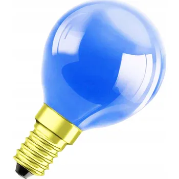 Žárovka Dekorativní žárovka GE E14 15W modrá