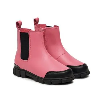 Dámské kozačky Clarks Kozačky Evyn Chelsea K. 26179042 Růžová 29