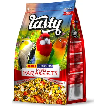 Krmivo pro ptáka KIKI Premium Tasty Střední Papoušek - 1kg
