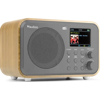 Radiopřijímač Audizio Milan bambus