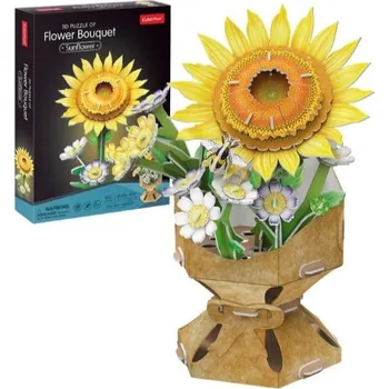 Obraz Výjimečná Slunečnicová kytice – Puzzle Nová kolekce!