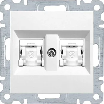 Elektrická zásuvka Internetová zásuvka nástěnná Hager bílá