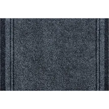 Rohožka Rohožka PODGUMOVANÁ MALAGA šedá UNIVERZÁLNÍ RÁMEČEK PROUŽKY 66x330 cm