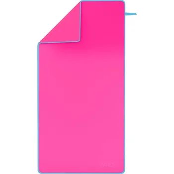 Ručník Plážová osuška / ručník z mikrovlákna 140x70 cm, savá, skladná, růžová NILS