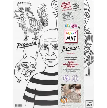 Obraz Průhledná voděodolná podložka na malování Strigo od Funny Mat Picasso