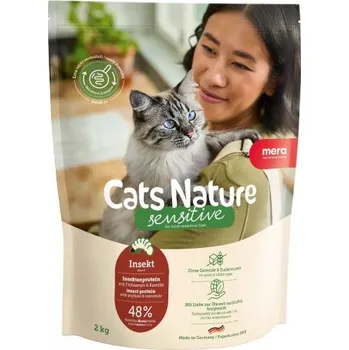 Krmivo pro kočku Mera Cats Nature Adult Sensitive Insekt Balení 2 kg