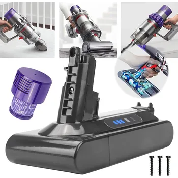 NÁHRADNÍ BATERIE AKUMULÁTOR PRO DYSON V10 ANIMAL/ABSOLUTE/FLUFFY 6000MAH