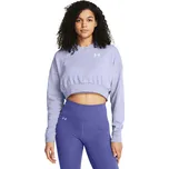 Dámská mikina Under Armour Rival Terry OS Crop Crw velikost XS fialová