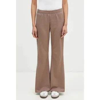 Tepláky adidas Originals 3- Stripes Flared JC5784 hnědá 84X, vel. M