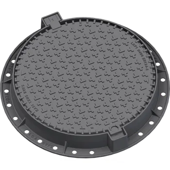 poklop Šachtový poklop LD71 litin. D400, rám GU, bez odvětrání, nosnost 40,0t, průměr 600mm