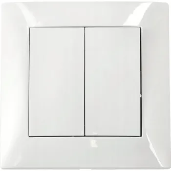 vypínač Dvojitý podomítkový přepínač lustrový (svíčkový)