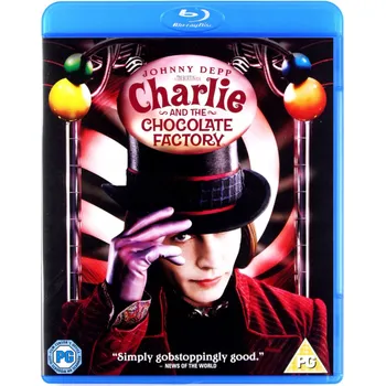 Blu-ray film Charlie The Chocolate Factory Blu-ray disk