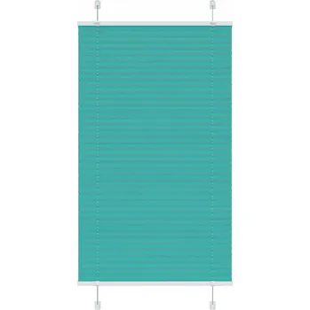 Roleta plisé Zelená Petrol 75x100 cm Šířka látky