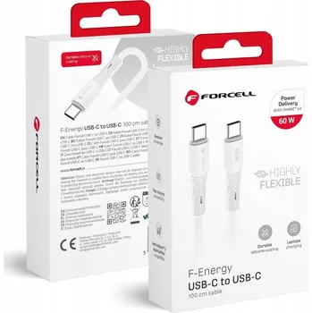 Datový kabel Kabel Forcell USB typ C – USB typ C 1 m