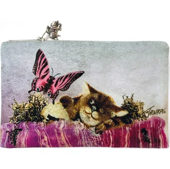 Taštička 21 x 13,5 cm - Spící kocour