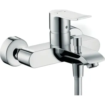HANSGROHE METRIS Páková Vanová Baterie Nástěnná (Chrom), S Technologiemi QuickClean a AirPower, Rozteč 15 cm