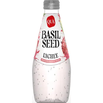 Čokoláda QUA Basil Seed Lychee sklo 290 ml