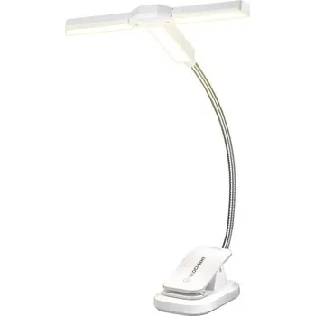 Cyklosvítilna Trojhlavé knižní světlo Glocusent GLCSNTA2303 USB-C 1000mAh Bílá