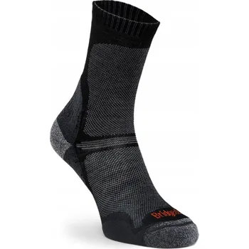 Pánské ponožky Ponožky Bridgedale Hike Ultra Light T2 Merino P černé, velikost 36-39