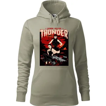 Pánská mikina Dámská mikina Thunder cats Velikost (žena): XS, Vyberte barvu: Světlá khaki