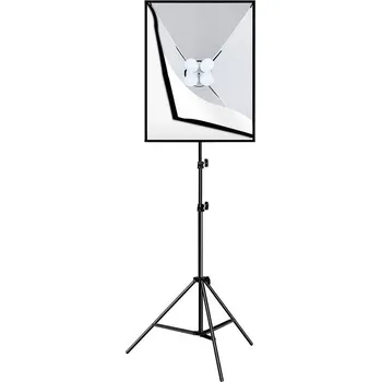 Studiové světlo Studiová sada Puluz softbox 50x70cm, stativ, LED žárovka 4 ks PU5071EU