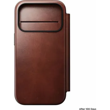 NOMAD pouzdro Modern Leather Folio Magsafe Horween pro iPhone 17 Pro - Olde Dublin