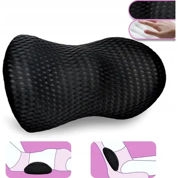 Polštář ORTOPEDICKÝ POLŠTÁŘ BEDERNÍ PRO SPANÍ DO AUTA NA SEDADLO PAMĚŤOVÁ PĚNA