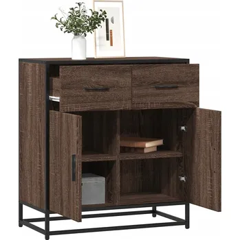 Komoda Komoda, hnědý dub, 68x35x76 cm, dřevotříska