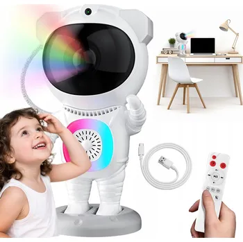 Noční světlo PROJEKTOR NOČNÍ OBLOHY ASTRONAUTA NOČNÍ LAMPA ASTRONAUT PRO DĚTI VESMÍRNÝ PROJEKTOR S DÁLKOVÝM OVLÁDÁNÍM