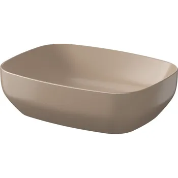 Cersanit Larga umyvadlo na desku obdélník 50 brown matt K677-063