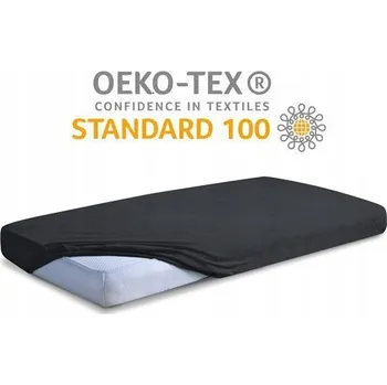 Prostěradlo Froté prostěradlo Premium s gumičkou 90x200 Černá