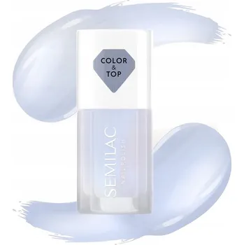 Lak na nehty SEMILAC TOP lak na nehty BLUE HOLO GLAZED