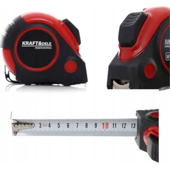 metr SVINOVACÍ METR OCELOVÝ S POJISTKOU 10M DLOUHÝ A PEVNÝ